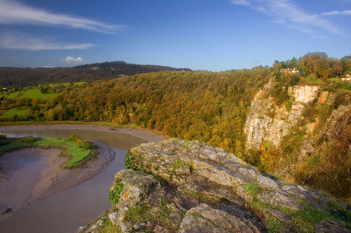 offas dyke aerial view Credit L Wright